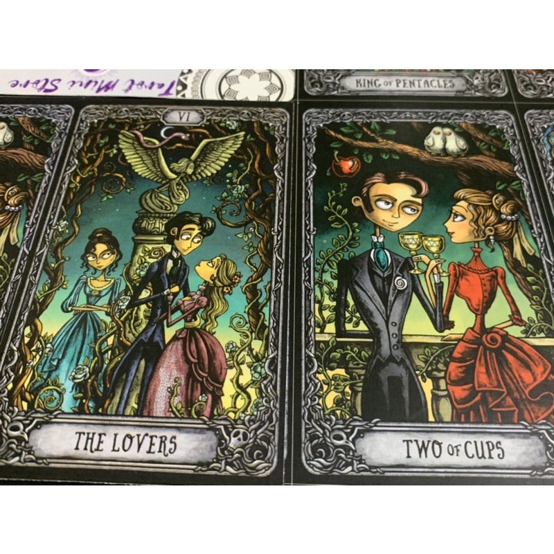 Bộ Bài Dark Mansion Tarot Chuẩn Size Gốc, Chất Giấy Cao Cấp