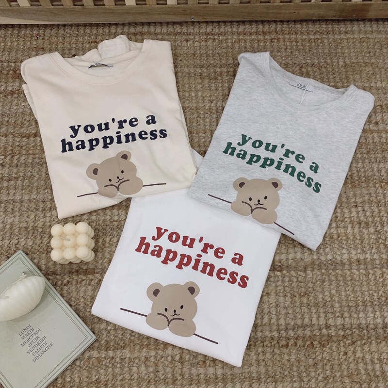 áo phông gấu happiness