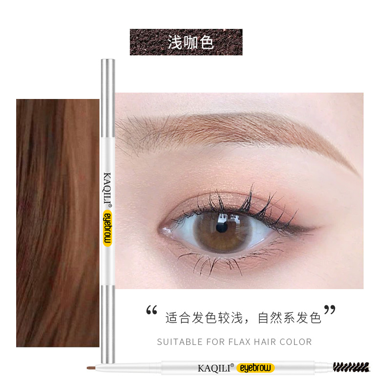 [Hàng mới về] Bút Kẻ Lông Mày Kaqili Chống Thấm Nước Không Phai Màu Thiết Kế Hai Đầu | BigBuy360 - bigbuy360.vn