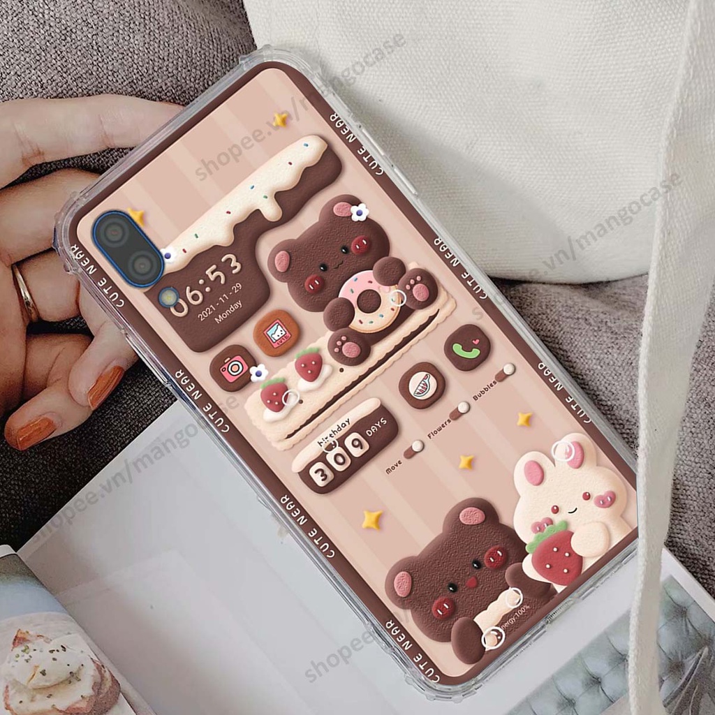 Ốp lưng Vsmart Star hình gấu, thỏ, đồng hồ cute dễ thương