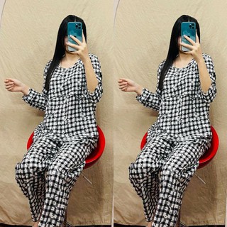 Bộ đồ lanh lụa dài tay mặc bầu , sau sinh cho con bú