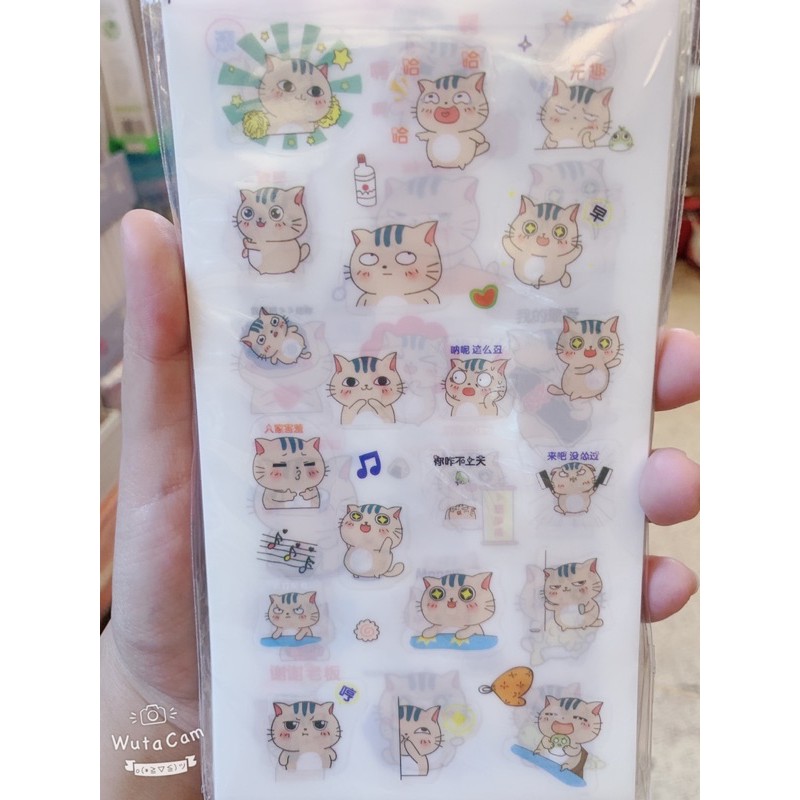 🏵 Set 6 Tờ Sticker hình dán siêu cute 🏵
