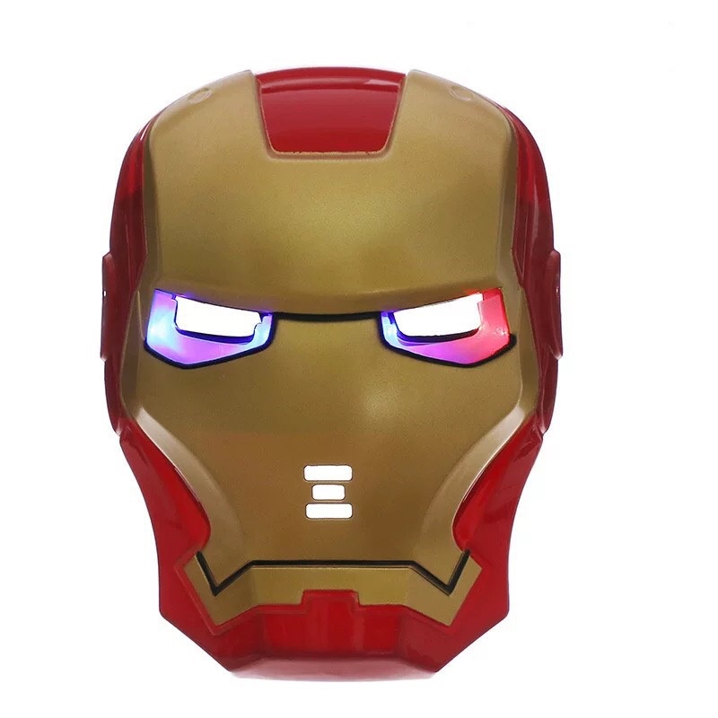 Mặt Nạ Hóa Trang Siêu Nhân Trẻ Em Phong Cách Halloween Hulk Captain Ironman Panther Thor Loại thường Và Có đèn