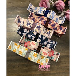 Bấu tóc - cặp tóc 3 răng Hoa vintage Honey