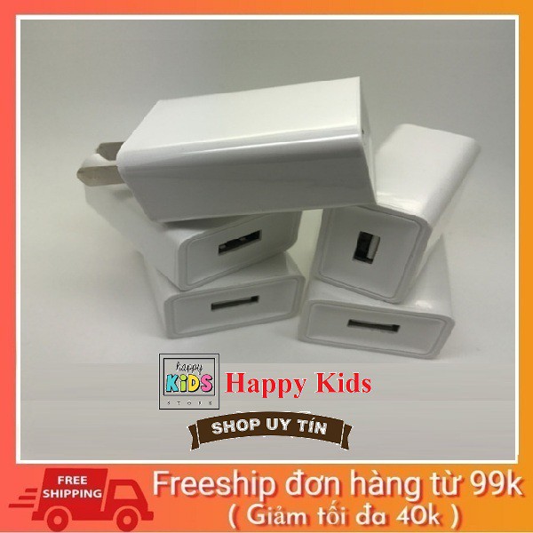 Cốc sạc, Củ sạc nhanh 2A thời trang màu trắng