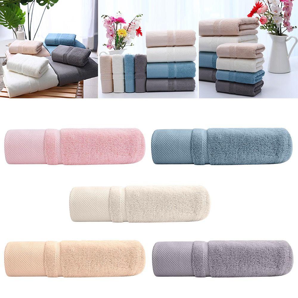 Khăn Tắm Lớn Bằng Vải Cotton Nguyên Chất Nhanh Khô Dành Cho Người Lớn