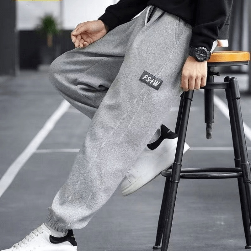 Quần Thể Thao Lưng Thun Ống Rộng Thời Trang Hàn Quốc Chất Lượng Cao Size M-3XL