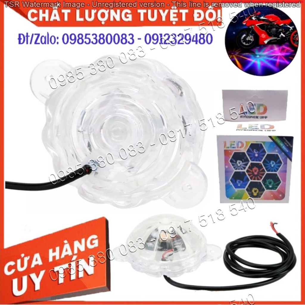 Đèn Led Gầm Xe Trang Trí Gầm Xe Máy Tự Động Đổi Màu 7 Màu Với 3 Chế Độ Sáng Chống Nước Tuyệt Đối