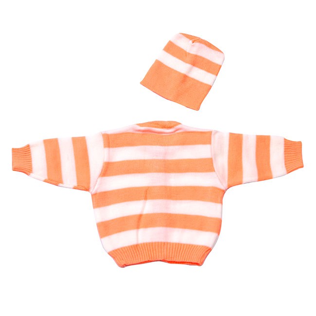 Bộ Áo Len Và Nón Giữ ấm Cho Bé