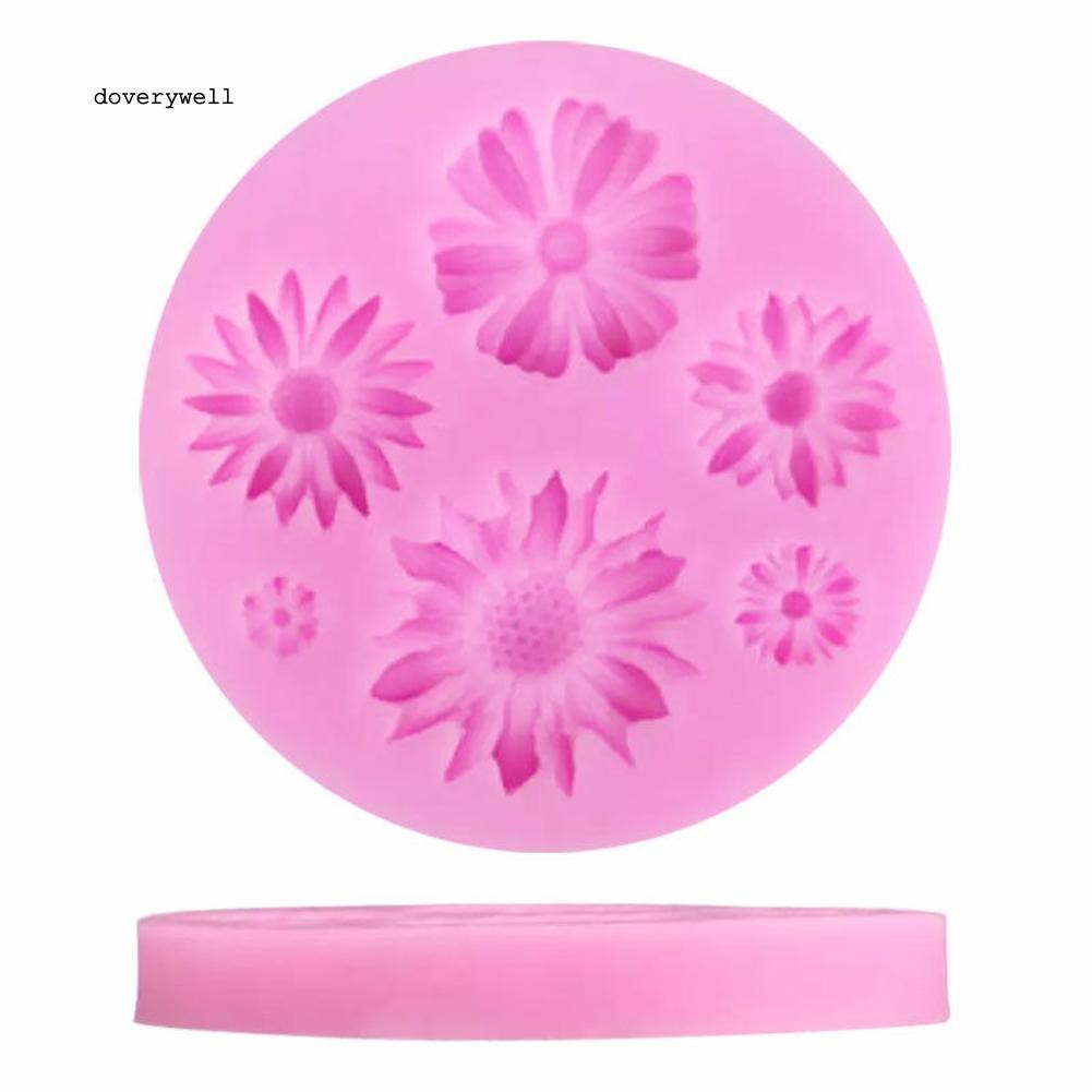Khuôn silicon làm bánh đa năng tiện dụng hình bông hoa xinh xắn