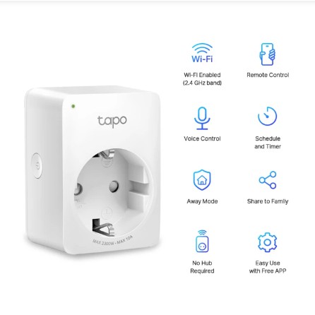 Ổ Cắm Kết Nối Wifi Thông Minh Tp-link Tapo P100 Mini - Tp Link Tapo P 100