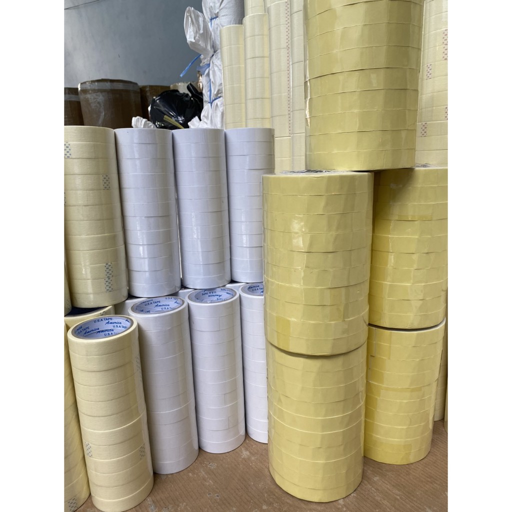 Băng keo mousse 2 mặt vàng 2F4- 6m. Độ dính cao 1 cây 10 cuộn sử dụng 6m.!