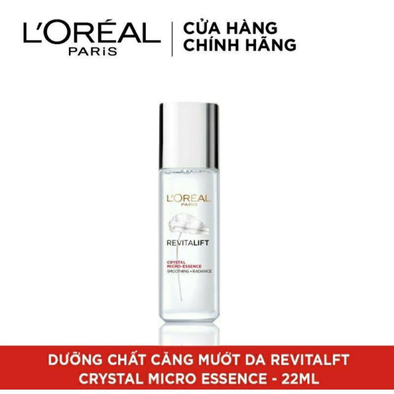 Dưỡng Chất Căng Mướt Da Crystal Micro Essence L'Oreal Paris 22ml