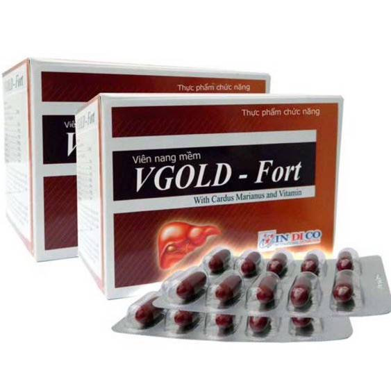 Viên Uống Tăng Cường Chức Năng Gan - VGOLD FORT (60 viên/ hộp)