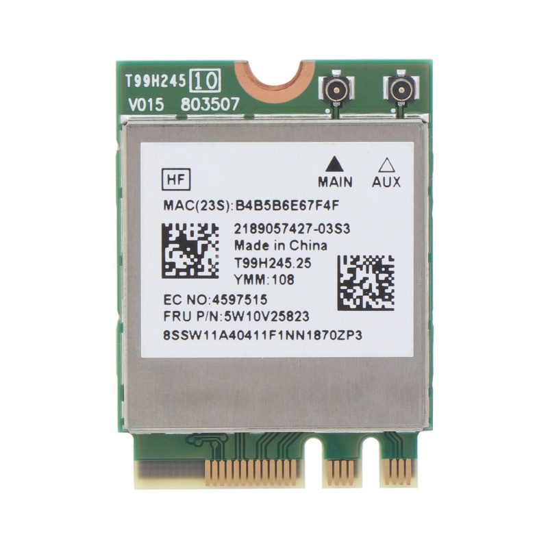 Bộ 6 Linh Kiện Điện Tử WiFi 5GHz 2230 BT 5.2 MT7921 Expands WiFi 5GHz Có Ăng Ten Và Giá Đỡ