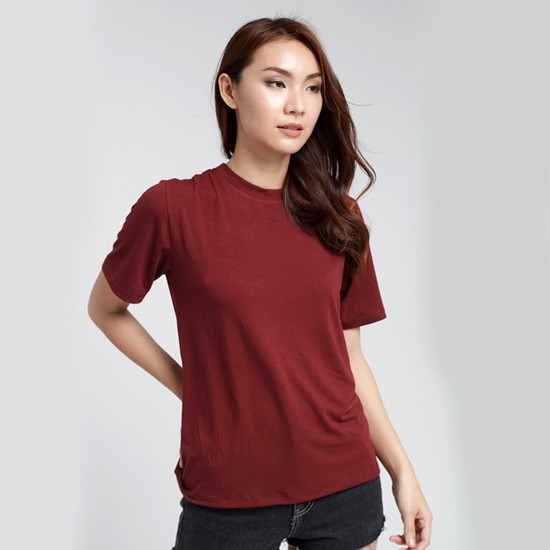 (Áo phông giá sỉ) Áo Thun Đỏ Đô Nam và Nữ Đầy Đủ Mọi Size đến 3XL.