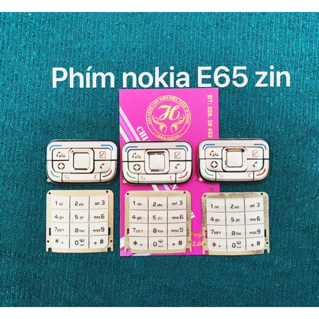 Bàn phím nokia E65 zin-mới 100%