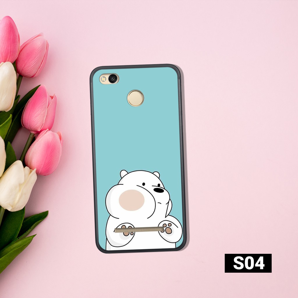 ỐP LƯNG XIAOMI REDMI 3S - Ốp lưng xiaomi redmi 4A - Redmi 5A - Redmi 4X WE BARE BEARS