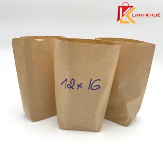 100 Túi Giấy Xi Măng Size 0.5 + Thân thiện với môi trường + Kích thước12x16 + SP032 + Túi giấy đựng fast food