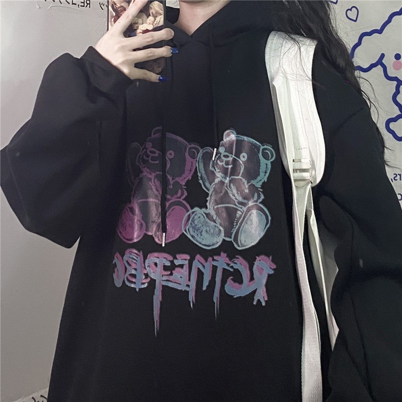 Áo Hoodie 2 CHÚ GẤU KOREAN Unisex