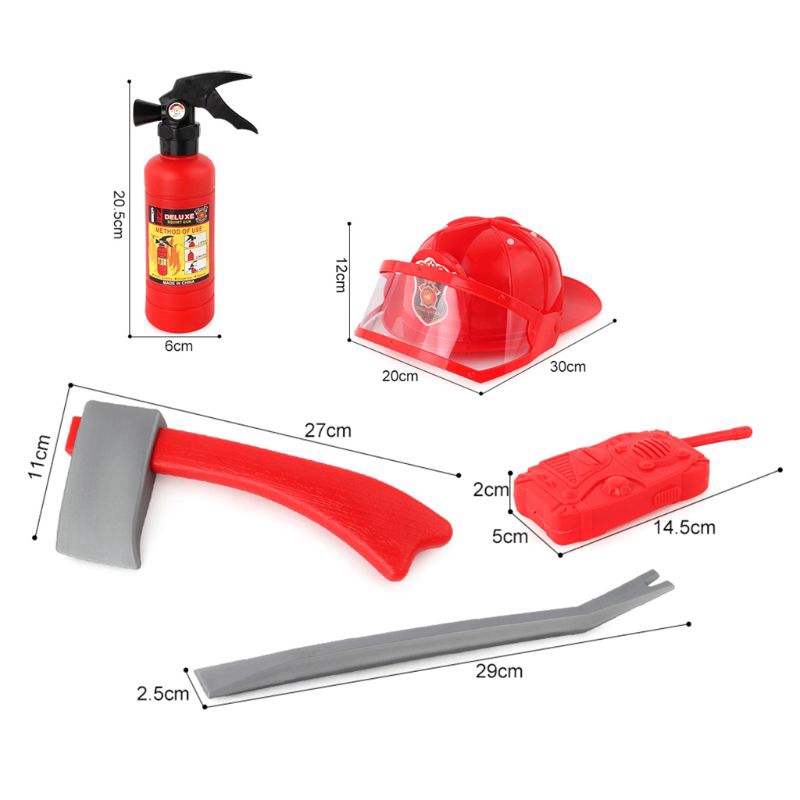 ♥Ấm Áp♥ Set 5 Đồ Chơi Lính Cứu Hỏa Cho Bé