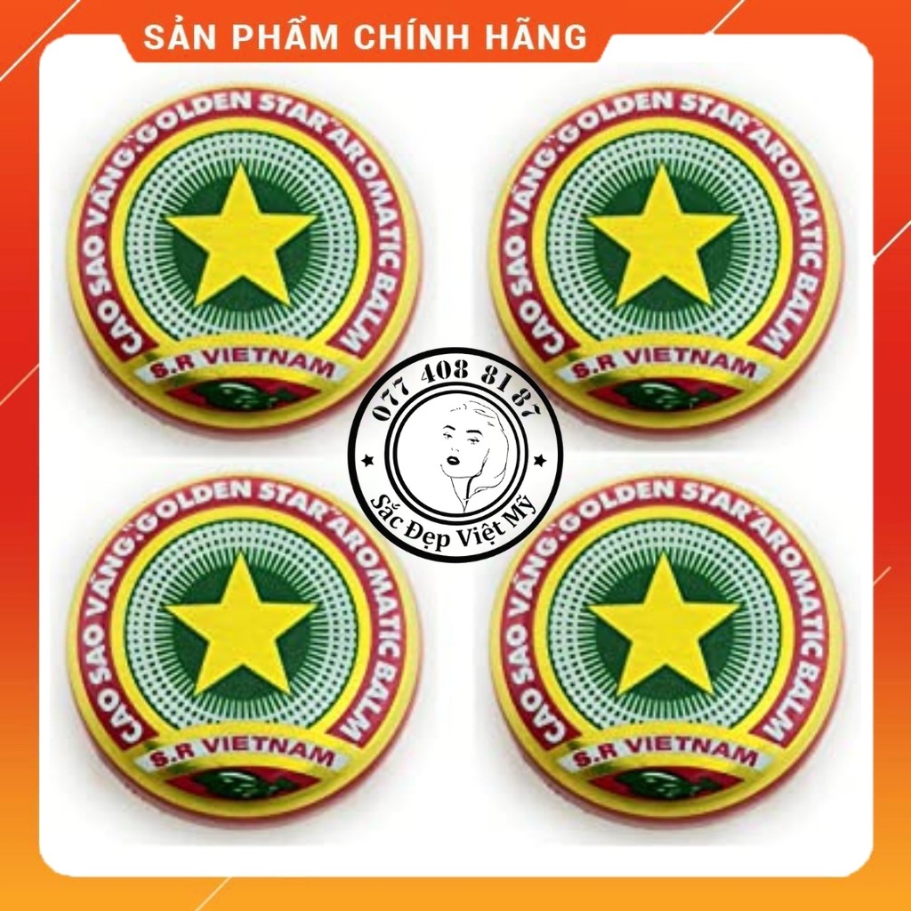 [Combo 10 hủ] Dầu Cù Là Giấc Ngủ Ngon Balm Xoa Chân Cao Sao Vàng 3g TW3 Chính Hãng