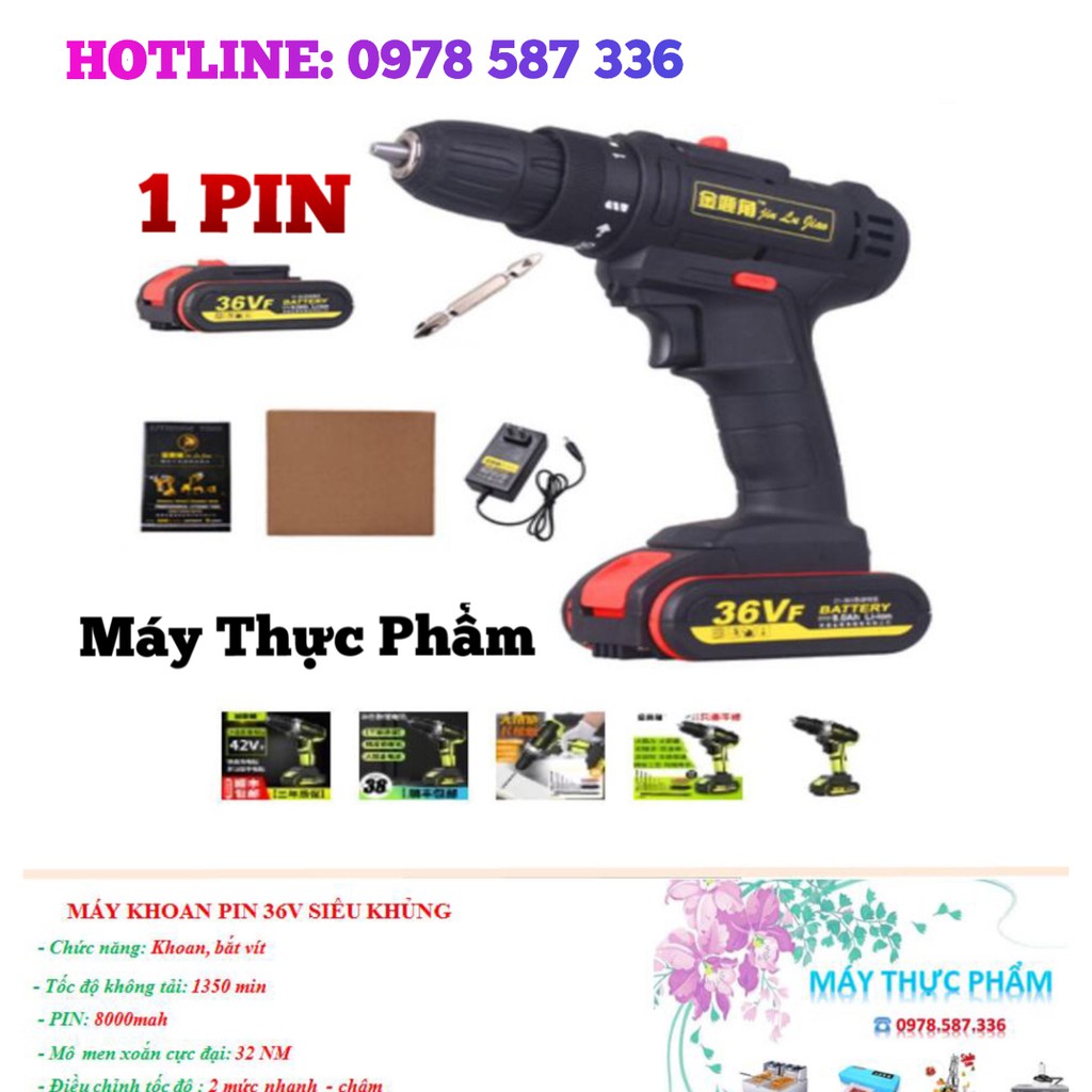 Máy khoan bắt vít, Khoan cầm tay 36V