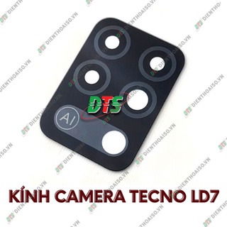 Mặt kính camera tecno LD7 sẵn keo dán