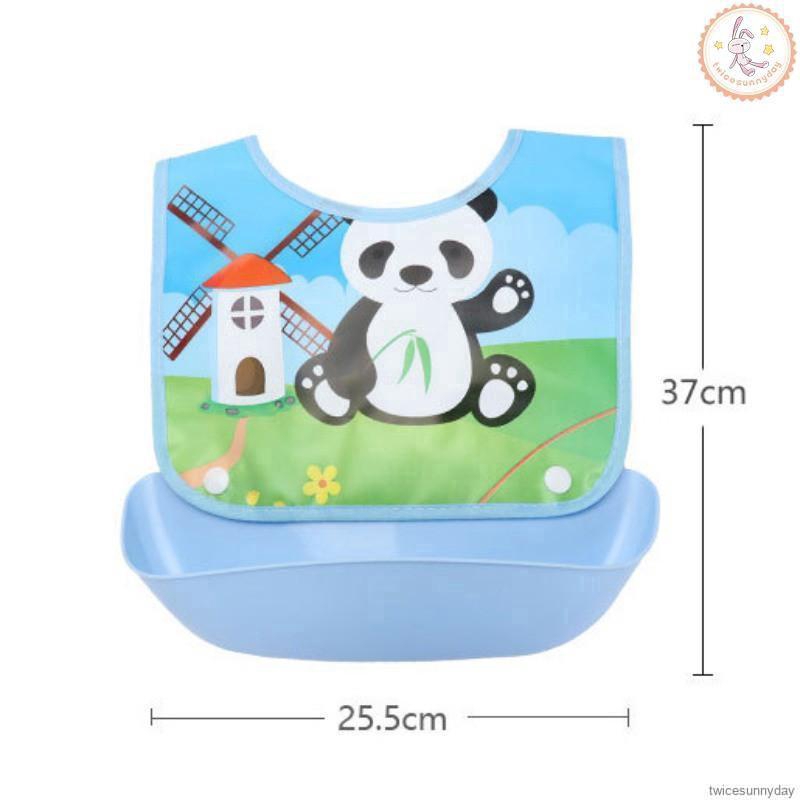 Yếm ăn bằng nhựa EVA chống thấm nước thời trang cho bé