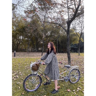 (Ảnh cận chất ở cuối) Váy voan hoa babydoll