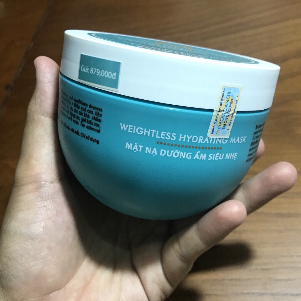 Mặt Nạ Dưỡng Ẩm Siêu Nhẹ Moroccanoil Hydration 500ml ( Vành Trắng)