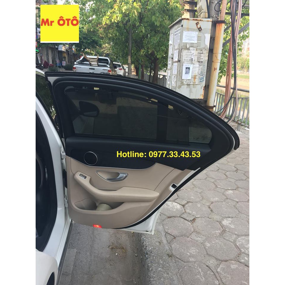 Rèm Che Nắng Xe Mercedes C200-250-300 2016-2020 Hàng Loại 1 MR Ô TÔ