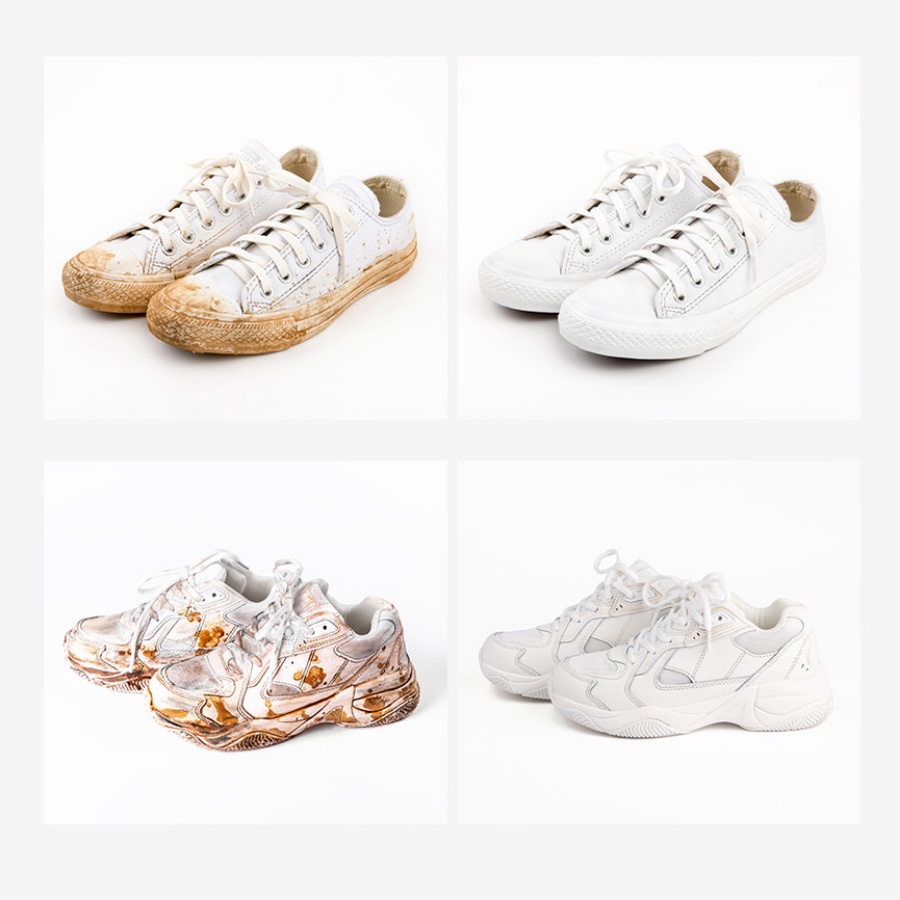 Hộp 25 khăn lau vệ sinh giày thể thao, chống ố cao cấp Clean Boss Hàn Quốc