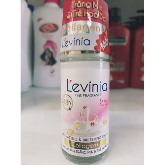 Lăn khử mùi LEVINIA 55g có 3 mầu như hình