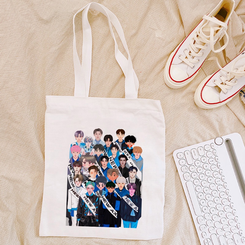 Nct - Album thứ 3 Universe / NCT2021 Túi Tote vải đẹp Túi vũ trụ NCT 2021 NCT Người hâm mộ