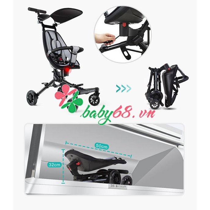 Xe đẩy du lịch Cody Baby 969