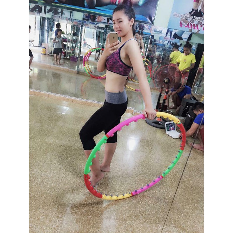 Vòng lắc eo Hula hoop, vòng lắc eo giảm mỡ bụng hiệu quả