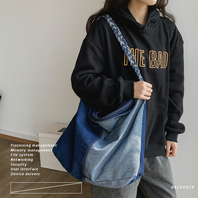 Túi Đeo Vai Nữ Vải Canvas Phong Cách Hàn Quốc Thời Trang