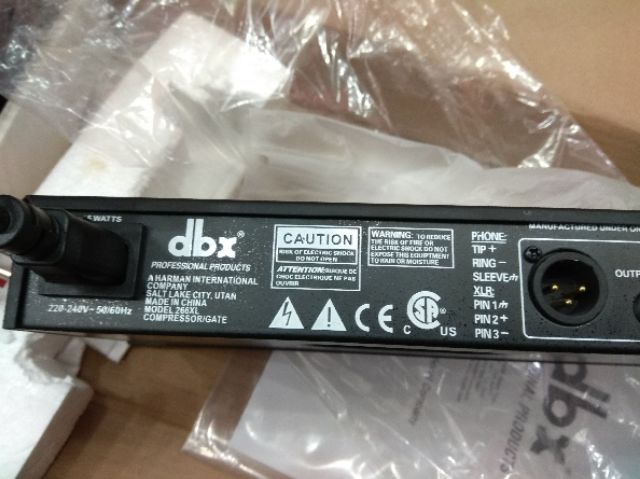 Bộ nén tiếng Compressor DBX 266XL