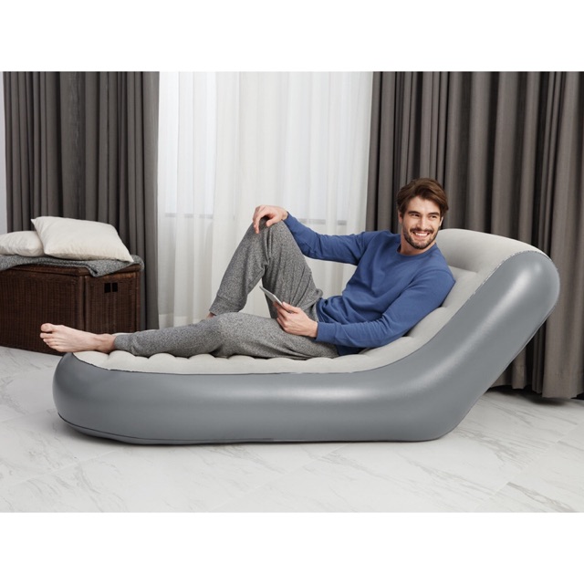 Ghế hơi tựa lưng bọc nhung cao cấp chống thấm nước