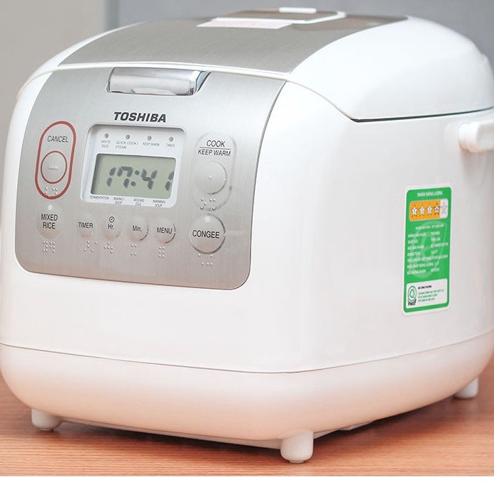 Nồi cơm điện tử Toshiba RC-18NTFV 1,8L - Hàng chính hãng, Bảo Hành Toàn Quốc