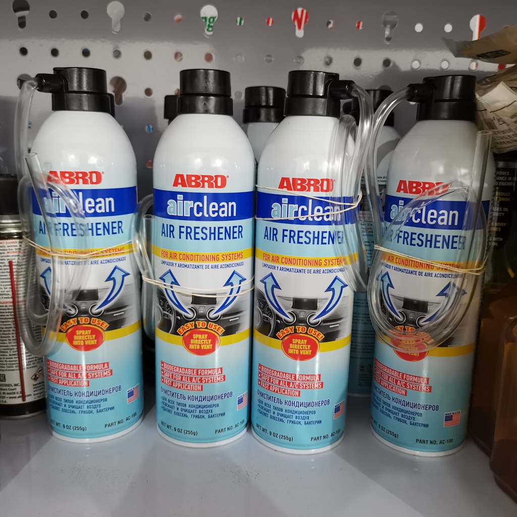 Dung Dịch Vệ Sinh Diệt Khuẩn Dàn Lạnh ABRO AirClean Air Freshener USA