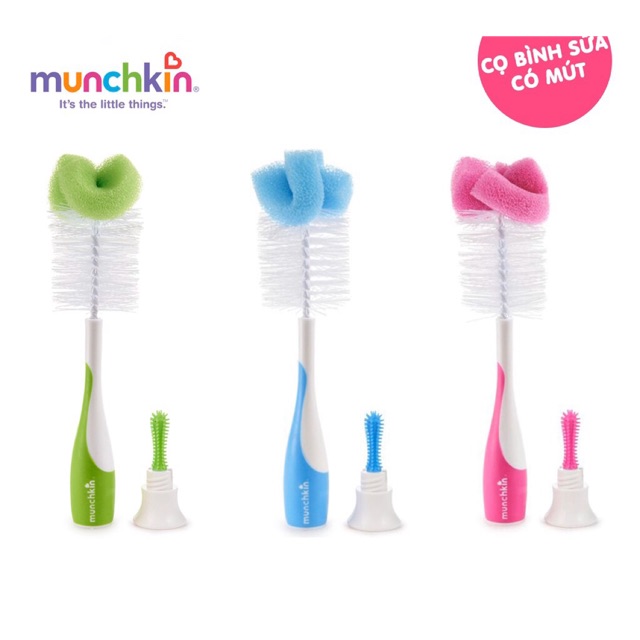 Cọ bình sữa có mút munchkin MK16020