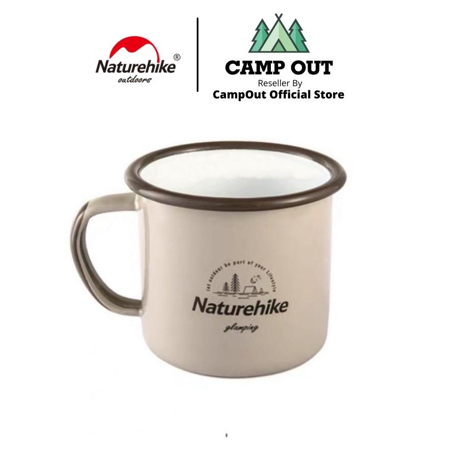 Cốc sắt tráng men Naturehike campoutvn dã ngoại du lịch cắm trại NH20SJ030 thể tích 350ml A405