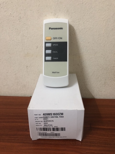Remote điều khiển quạt treo tường Panasonic chính hãng made in Malaysia