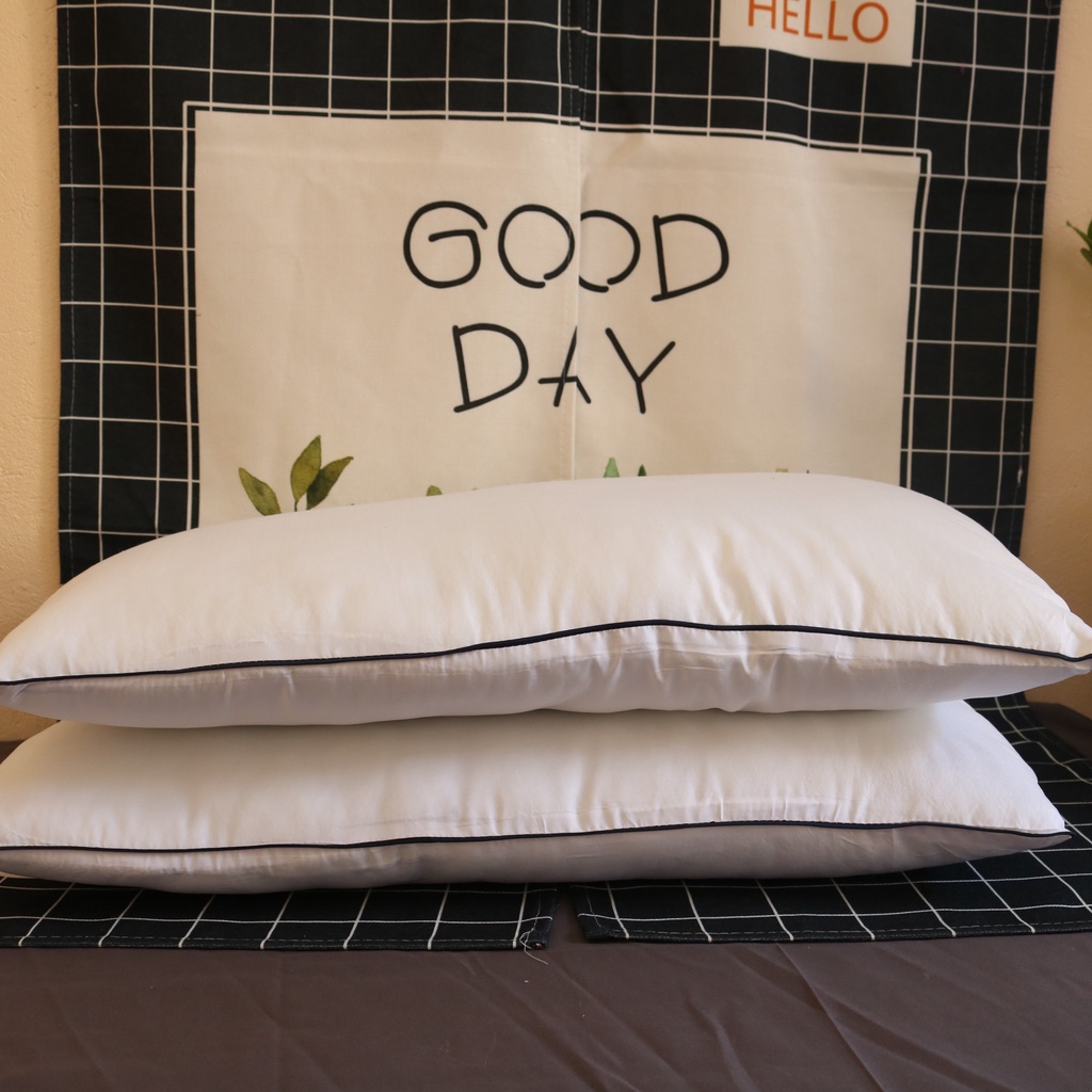 Cặp Ruột Gối Muji Bông Gòn Size 50X70 Tinh Khiết Loại Mỏng Siêu Mềm Thoải Mái Napbedding
