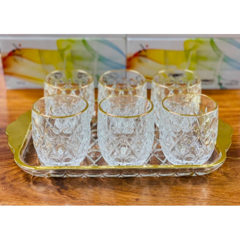 6 cốc thuỷ tinh cao cấp thương hiệu Hongli