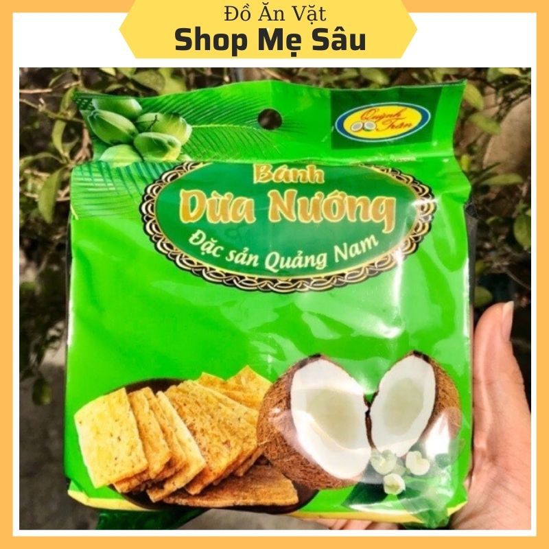 [Mã 267FMCGSALE giảm 8% đơn 500K] Bánh Dừa Nướng 💖 FREESHIP 💖 Bánh Chả Dừa Nướng Đặc Sản Quảng Nam Gói 200g | BigBuy360 - bigbuy360.vn