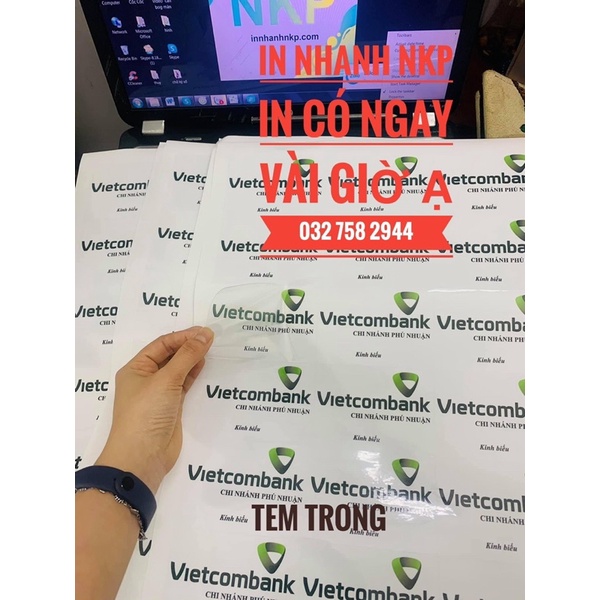 In nhanh TEM NHÃN có ngay - in theo mọi yêu cầu của khách
