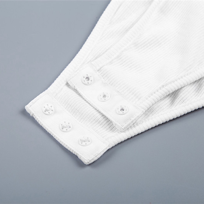 Bodysuit cộc tay cổ tròn đan dây chéo quyến rũ cho nữ | BigBuy360 - bigbuy360.vn